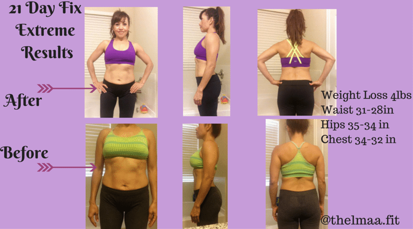 21 Day Fix Results Week 2