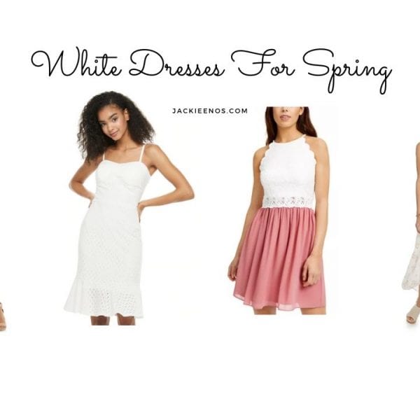 white dresses spring