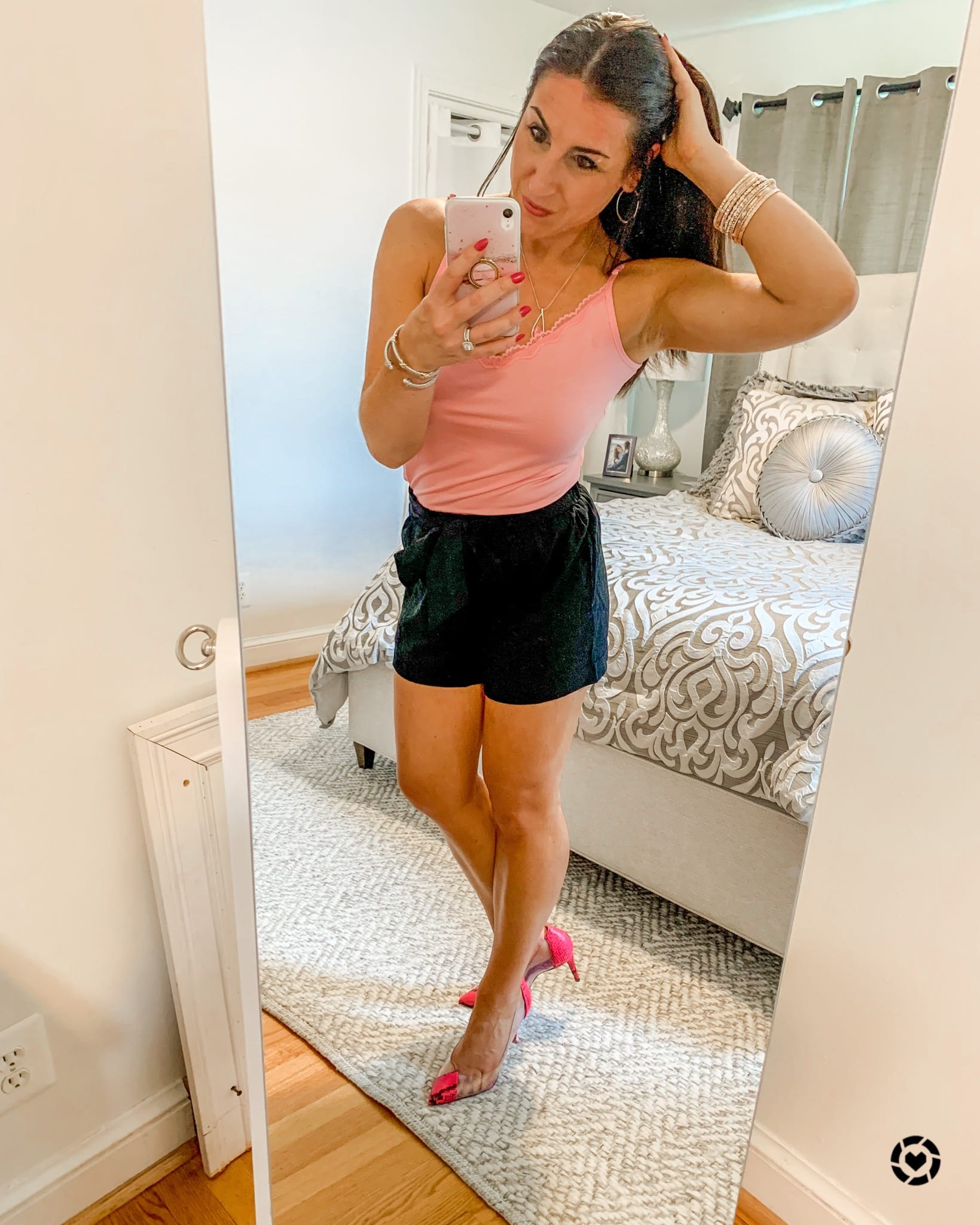 pink pumps