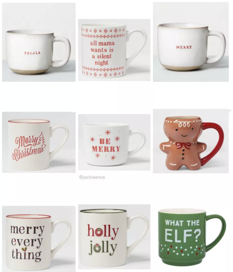 holiday mugs