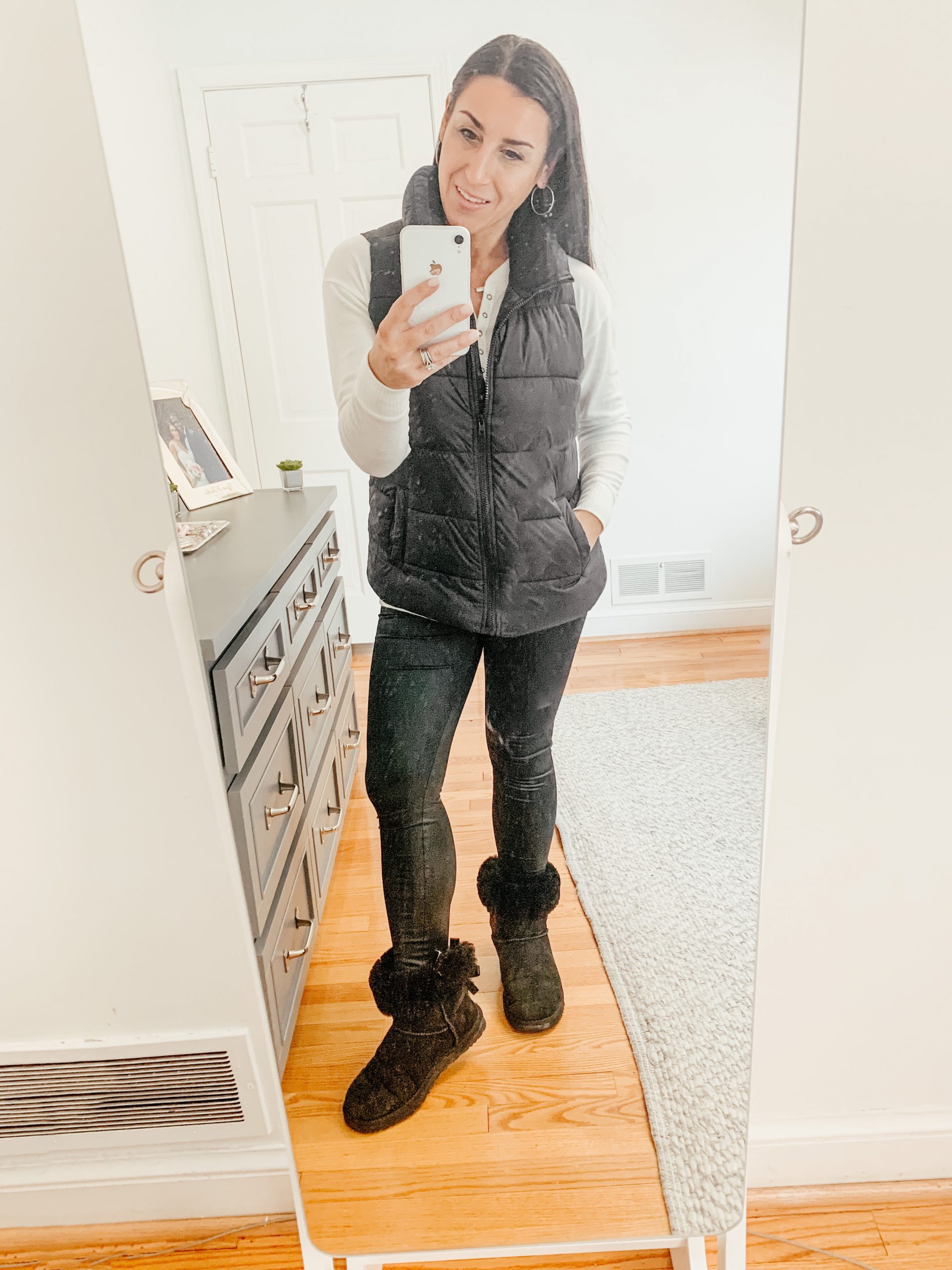 puffer vest outfit