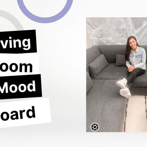 Living room mood board